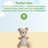 image:imagePlanToys LittleBear Wooden Baby Rattle amp Grasping Toy  Montessori Sensory Development for Coordination Focus amp Auditory Learning  EcoFriendly Infant Educational ToyLittle Bear